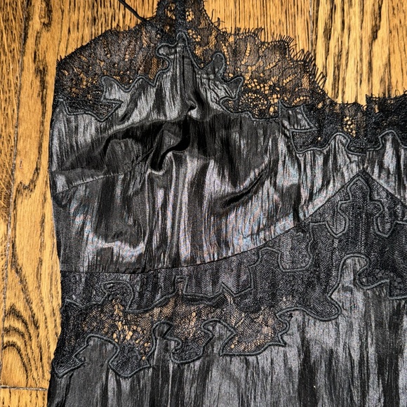 NWT ROBERT RODRIGUEZ BLACK LACE SLIP DRESS - Picture 7 of 14